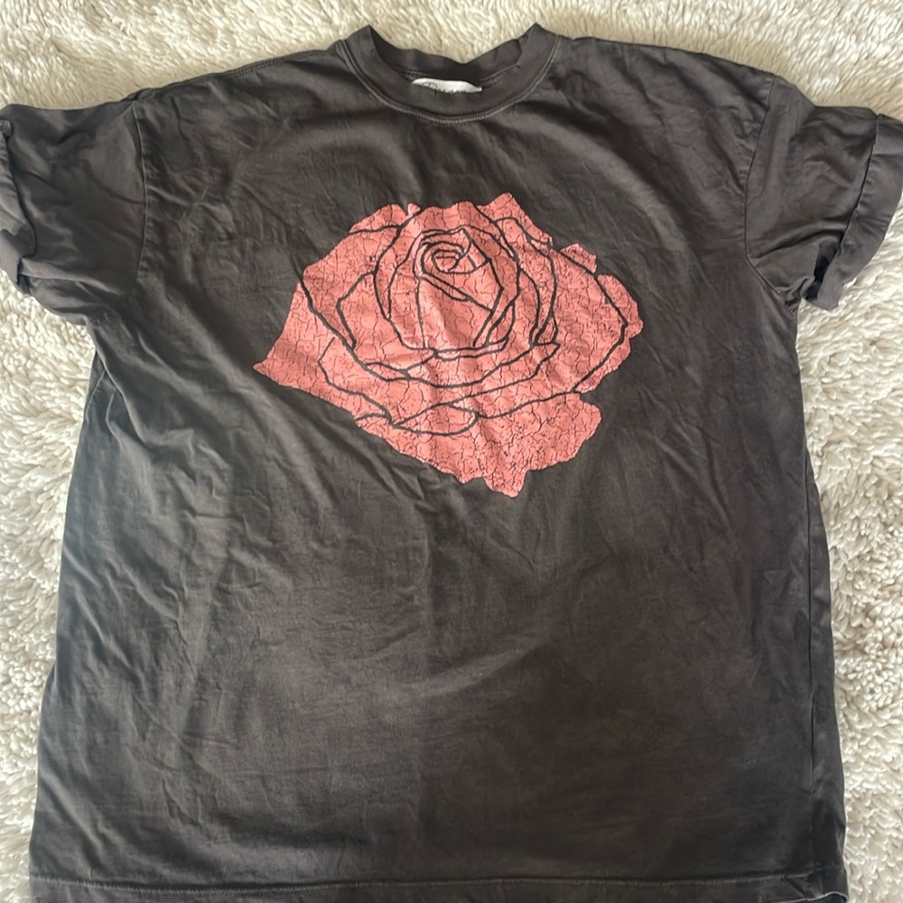Girl Dangerous Rose Tee- Size Small, Runs Big